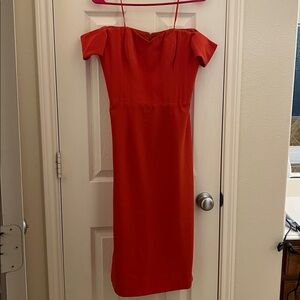 NWT Dress the Population Bailey Off the Shoulder Body-Con Dress